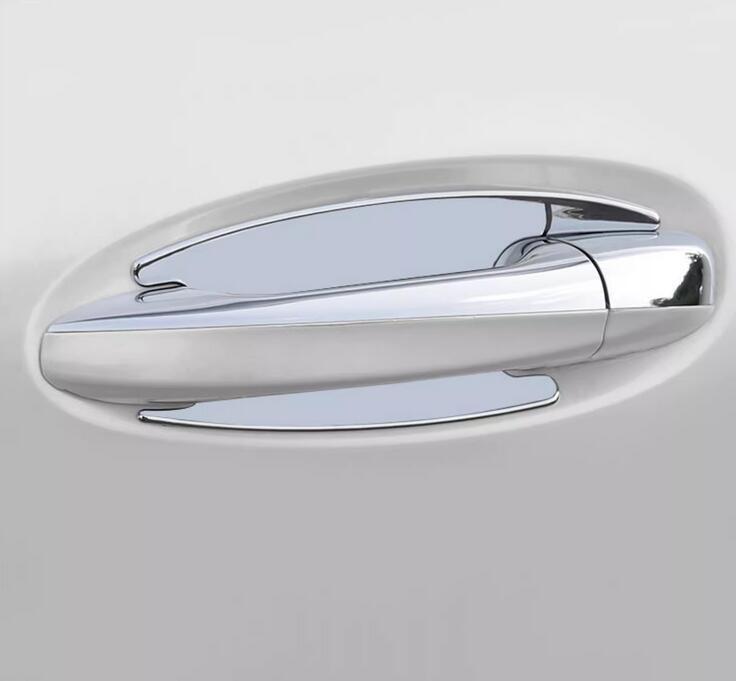 for Mercedes-Benz GLC 2017-2023 Chrome Side Door Handle Bowl Cup Covers Trims