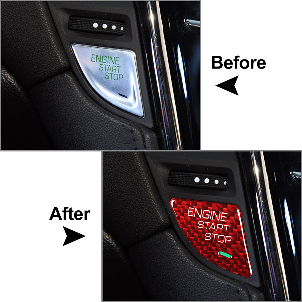 Engine Start Stop Button Trim Fit for Cadillac ATS 2013-19 for Cadillac ATS-L 14-19
