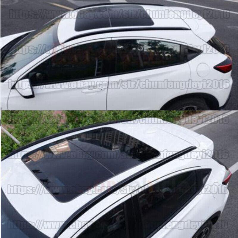 for Honda HRV HR-V 2014-2022 2pcs Black Side Roof Rack Rail Aluminum