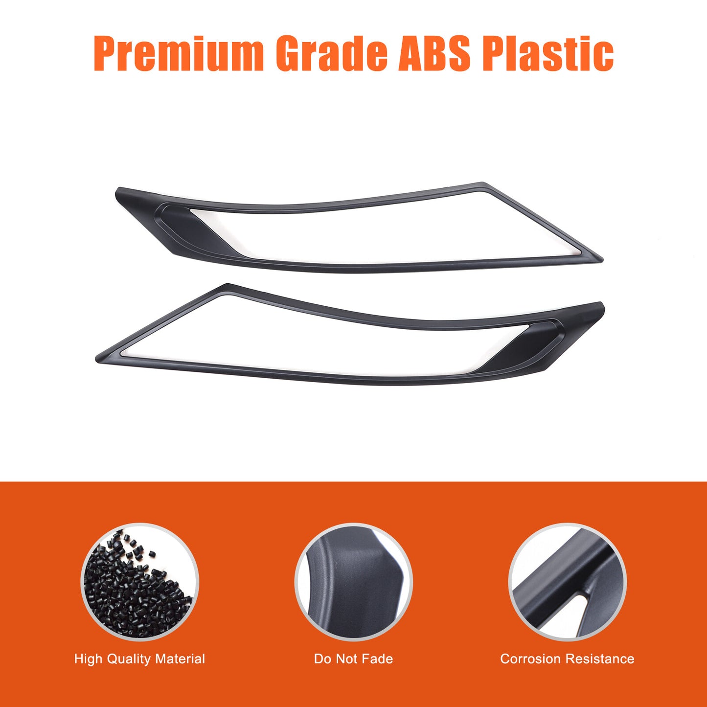 Matte black headlight cover for L200 Triton MR 2019 - 2023 n