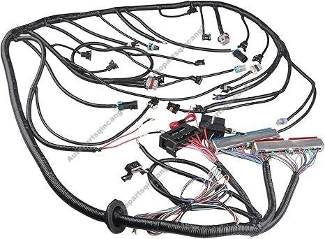 T56 Standalone Engine Wiring Harness Fit for DBW LS1 Engines Injector Plug Q