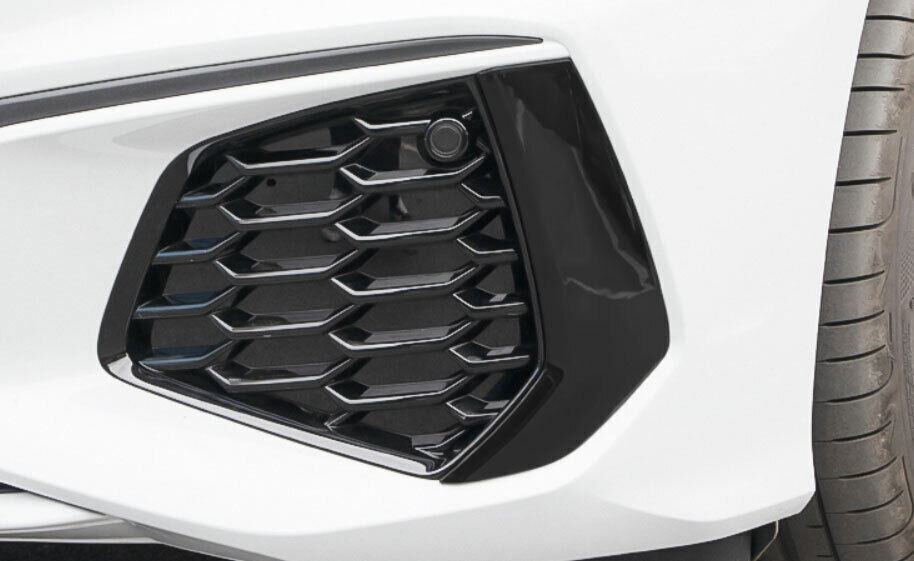 for Audi A3 22-2023 ABS Gloss Black Exterior Front Rear Fog Light Frame Trim 4X