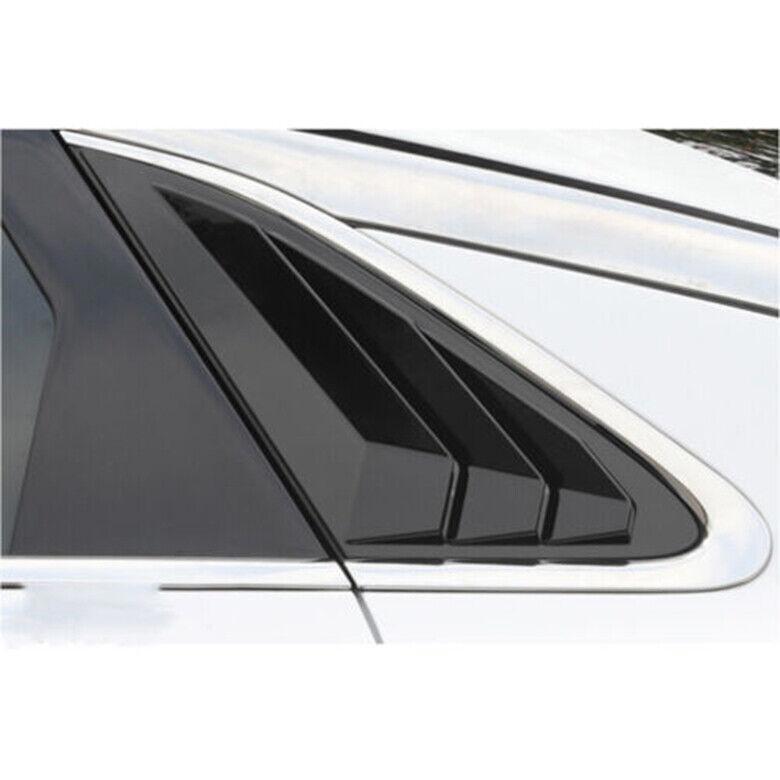 for Kia K5 2021-2024 Piano Black Side Vent Window Scoop Louver Cover Cap Trim 2X