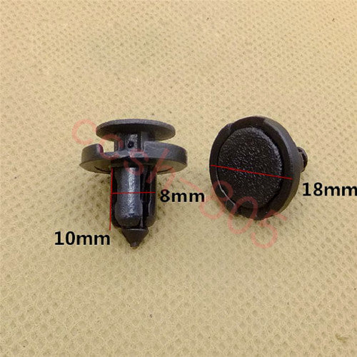 10 Pcs Car Bumper Grille Trim Trunk Lining Retainer Clips for Nissan
