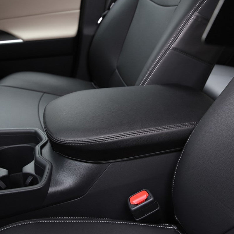 For 2019-2023 for Toyota RAV4 Armrest Box PU Leather Cushion Cover 1pcs