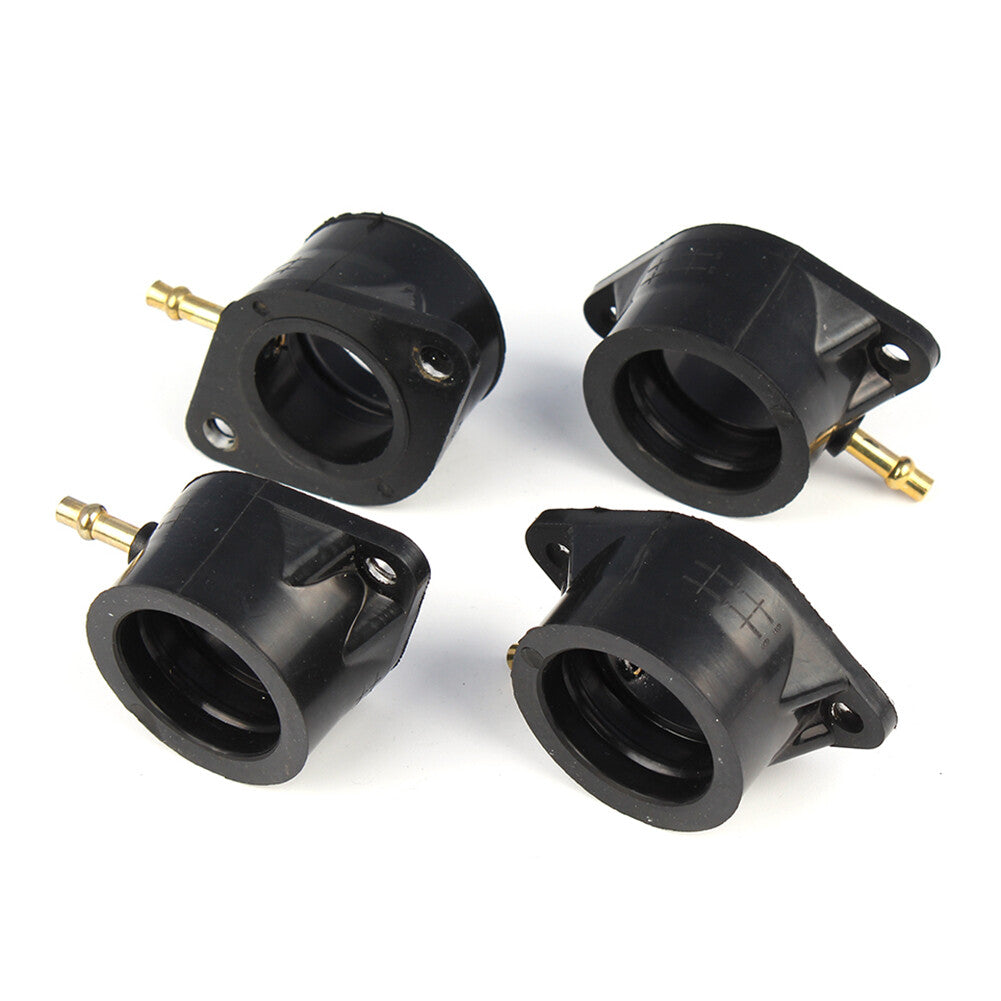 4 x Carburetor Intake Manifold Boot Joint Carb Holder Fit for Kawasaki KZ1000 KZ1100 Q