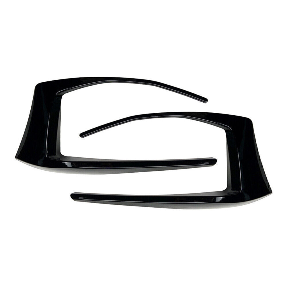 Rear Bumper Spoiler Fog Light Cover for VW for Golf 7 R GTD Mk7 2013-16 Black