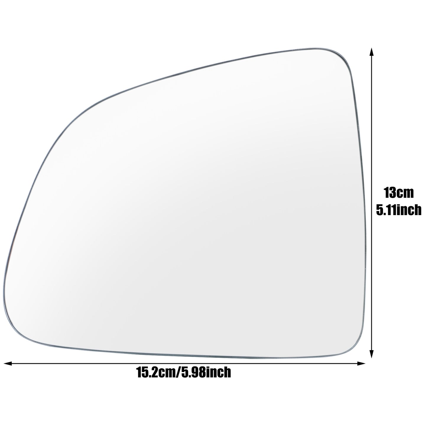 1PCS Left Side Wide Angle Mirror Rearview for Tesla for Model Y 2019-2024 Heated AUS Q