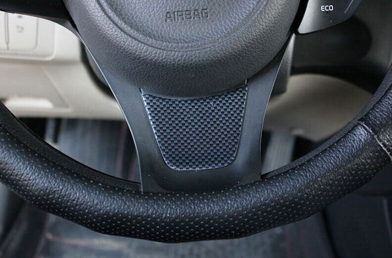 Inner Steering Wheel U Type Cover Trim for Kia K5 Optima 2014-2015 Carbon Fiber