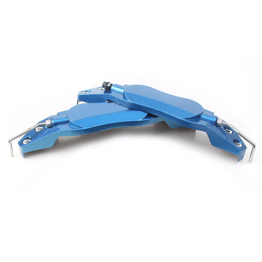2pcs Car 3D Style Metal Brake Caliper Covers Universal for Medium Blue Q