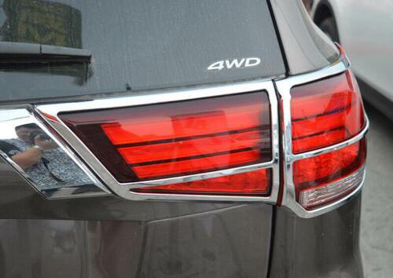 for Mitsubishi Outlander 2016-2021 Chrome Rear Tail Light Lamp Frame cover Trim