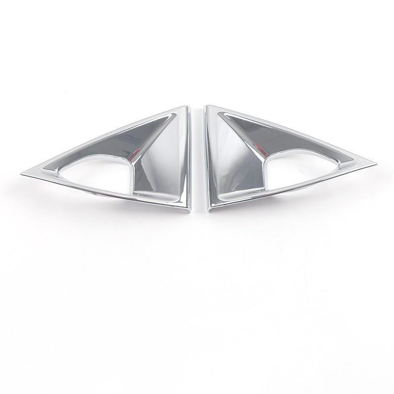 Chrome Front Bumper Fog Light Lamp Moulding Cover Trim for Nissan Rogue 2021-23