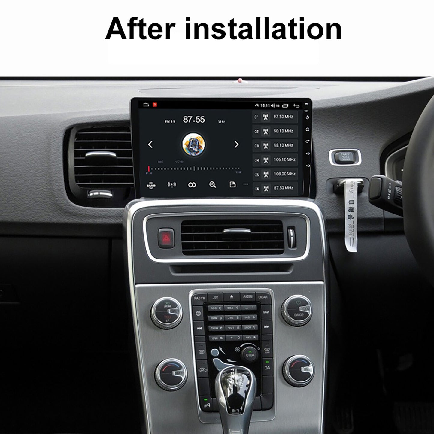 Car Radio Player Android 12 Bluetooth WiFi Rear View Camera for VOLVO S60 V60