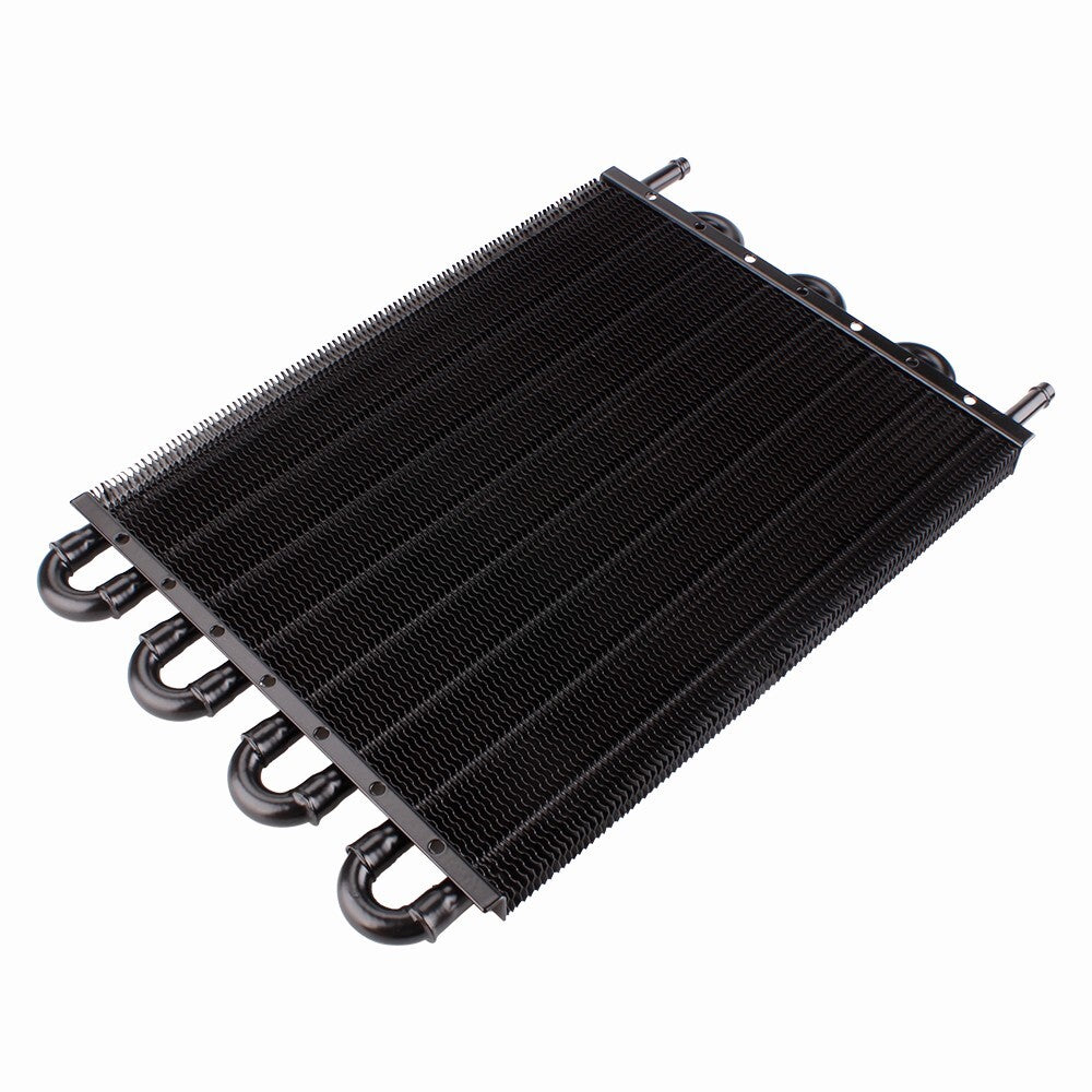 8 Rows Aluminum Remote Transmission Oil Cooler/Auto-Manual Radiator Converter Q