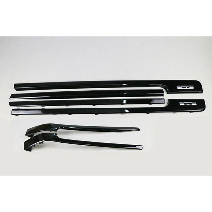 6p for Range Rover HSE LWB 2013-2021 Black Door Side Body Molding Trim Strip Kit