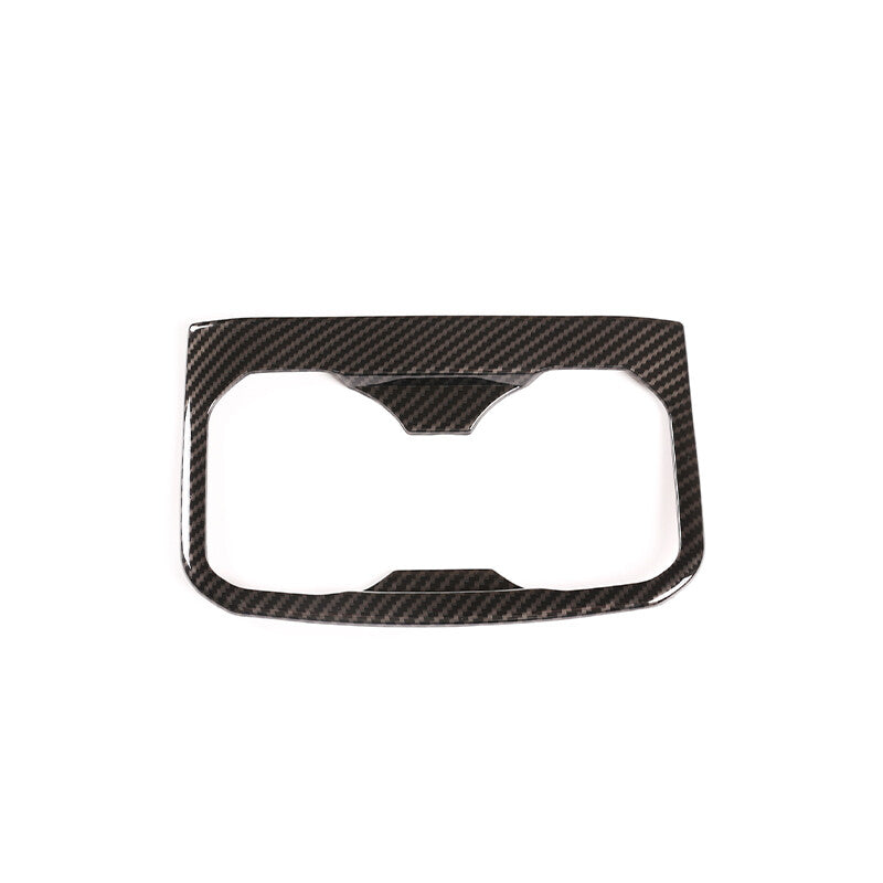 ABS carbon fiber headlight switch frame decorative cover suitable for Tundra 2022-2023- v