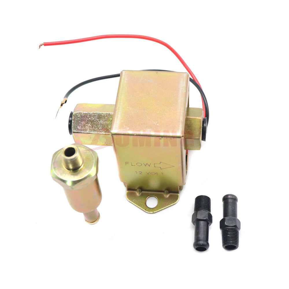 40107 Car Diesel Petrol Facet Red Top Square Electric Fuel Pump 12V 40106 40104