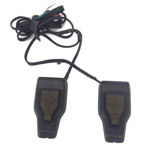 2pcs LED Light Rear Window Glass Hinge Trim for Jeep for Wrangler JL 2018-2021