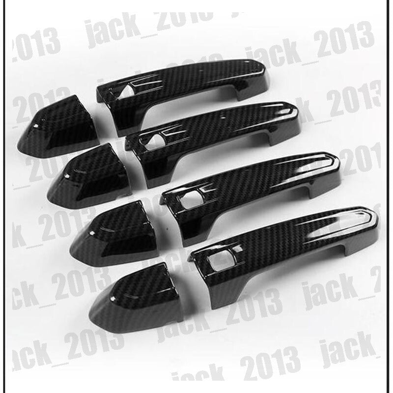 for Cadillac CT4 2020-2023 Carbon Fiber style Side Door Handle Covers Trim 4PCS
