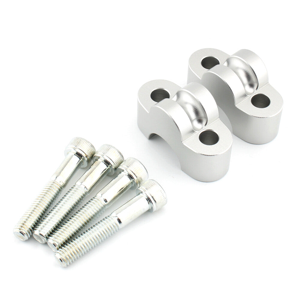 Chrome Motor Handle Bar Riser Mounting Clamp for HONDA CB1100 RS CB1100EX MSX125 Q