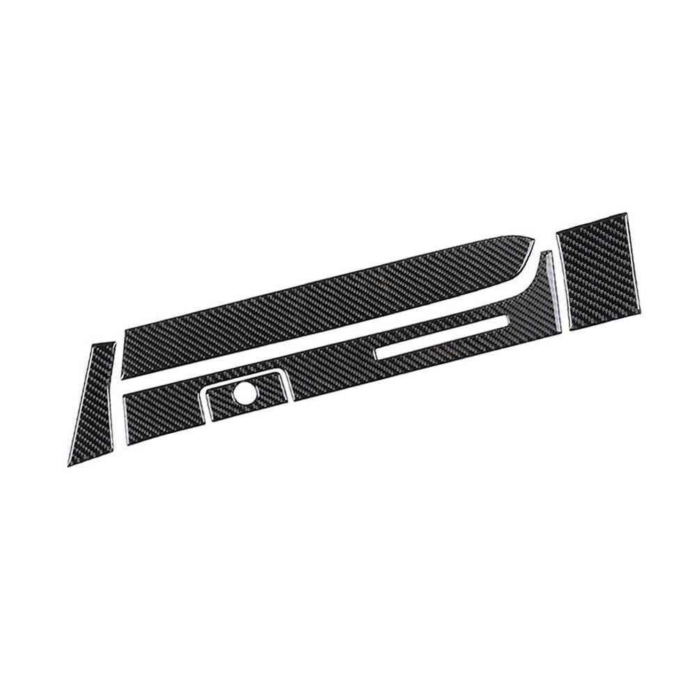 Red Carbon Fiber Gear Shift Panel Frame Cover Trim for Dodge Durango 2014-2020 v