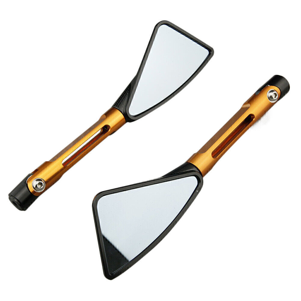 2x Rear View Side Mirrors Fit for Suzuki 01-04 GSXR 1000 01-05 GSXR 600 Orange Q