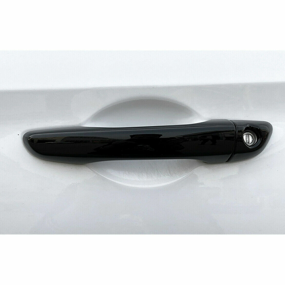 Fit For Auto for Hyundai for Elantra 20-21 ABS Glossy Black Outer Door Handle Cover Trim