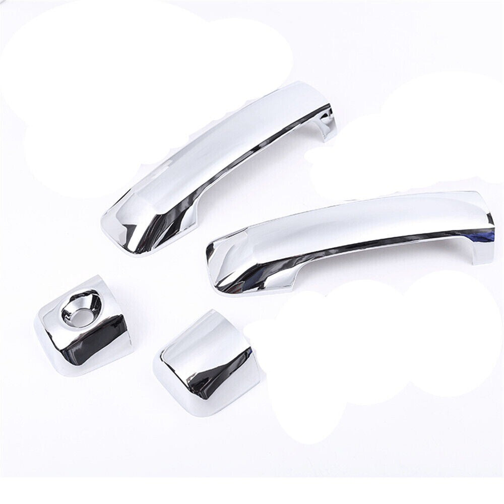 Fit for T@yota FJ Cruiser 2007-2021 Exterior Side Door Handle Cover ABS Chrome¡Á4