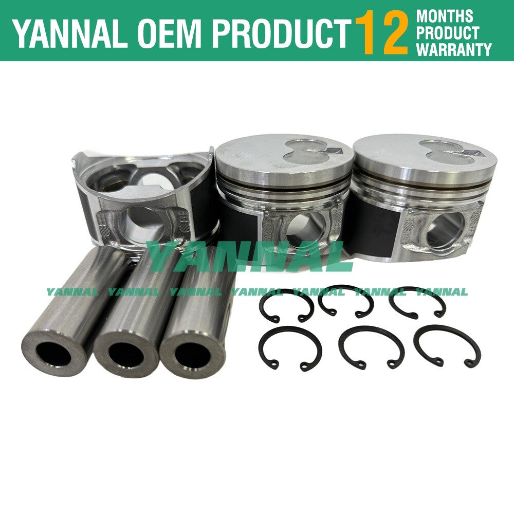 Overhaul and rebuild kit for 3TN74 and 3TNE74 engines: piston and piston ring kit.