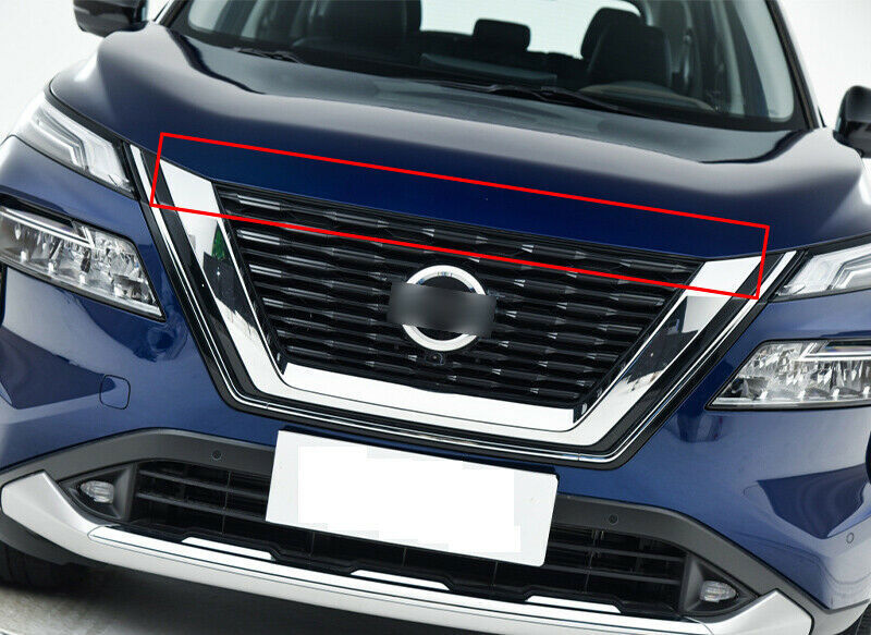 for Nissan Rogue 2021-2023 Chrome Front Hood Bonnet Lip Molding Strip Cover Trim