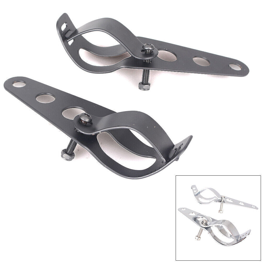 38-43mm Universal Headlight Mount Bracket Fork Ear or for Harley Chopper Cafe Racer