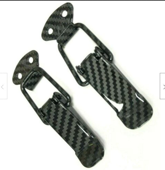 Universal Car Bumper Trunk Fender Hatch Lids Quick Carbon Fiber Release Fastener