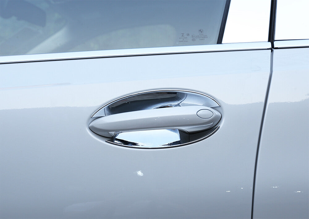 4¡ÁChrome ABS Outer Side Door Handle Bowl Trim for BMW 3 Series G20 G28 2020-2022