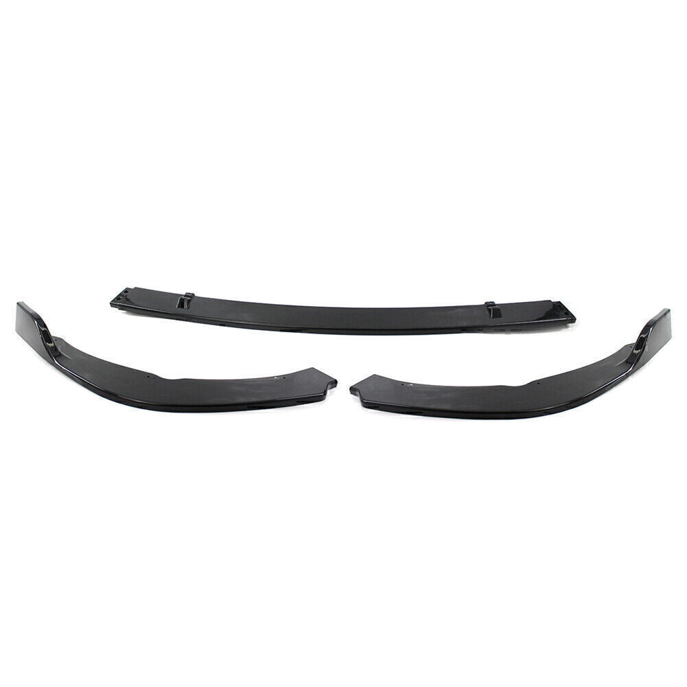 Front Bumper Lip Chin Spoiler Splitter Glossy Black for Toyota for Camry 2018-2020