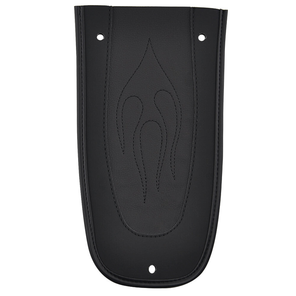 Black Leather Rear Fender Bib Solo for Seat for Harley Road King Glide FLHT 98-15