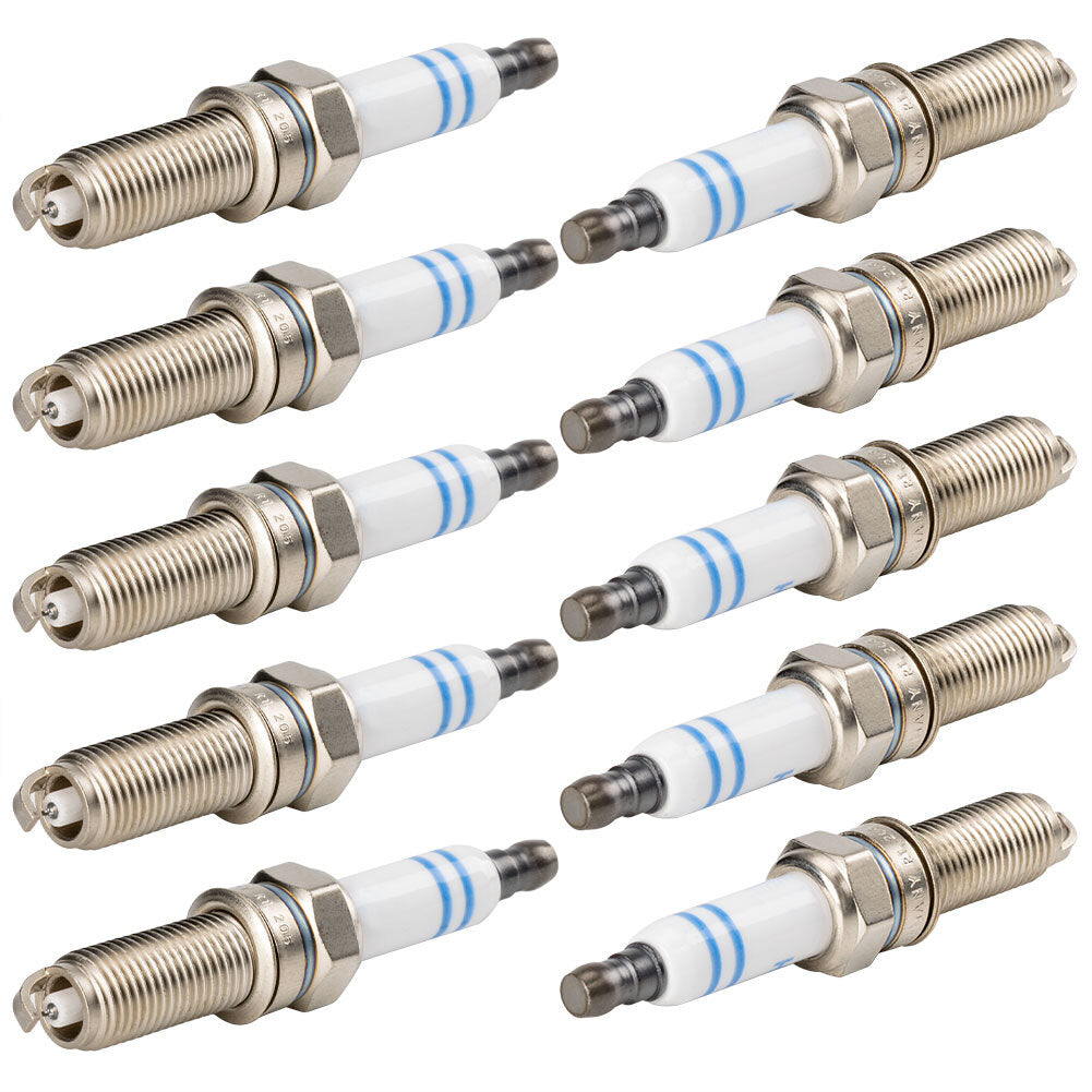 10-pack 004159180326 YR7MPP33 Platinum Spark Plugs for Mercedes-Benz Q