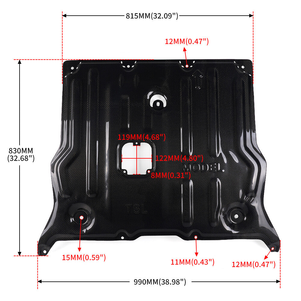 Skid Plate for Tesla Model 3 for Model Y 2017 18 19-2024 Under Engine Guard Cover