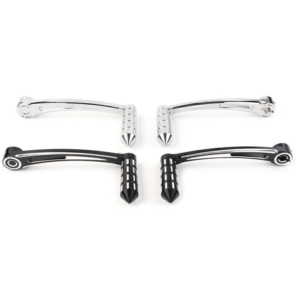 Fit 2000-2015 for Harley FL Softail Models Heel Toe Shift Lever + Spike Shifter Pegs Q