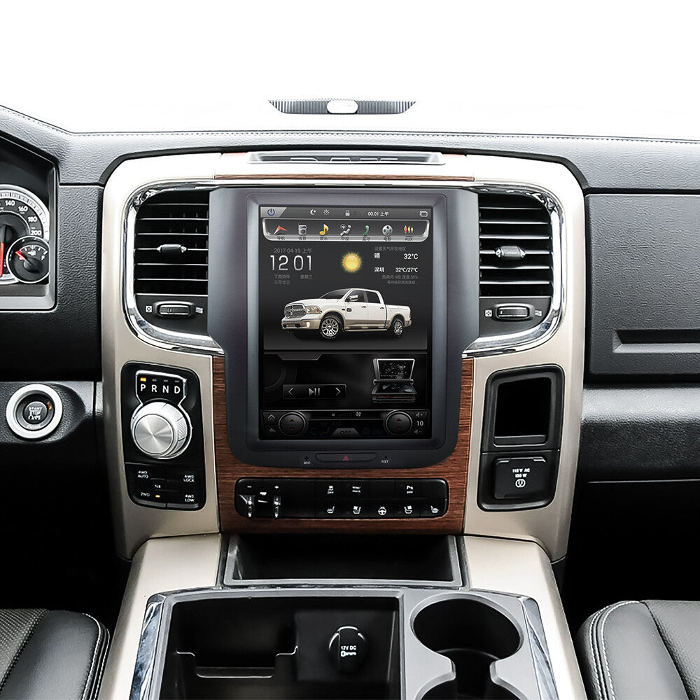 for Dodge for Ram 2013-2019 Android 7.1 for Tesla Style Vertical Screen 10.4 GPS Radio
