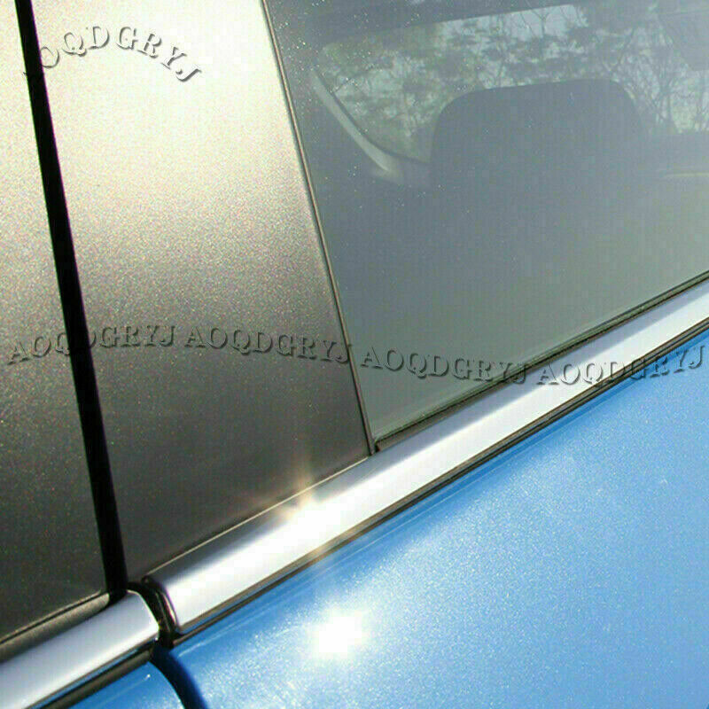 for Toyota RAV4 2019-2022 Chrome Stainless Steel Window Moulding Trim Strips 6X