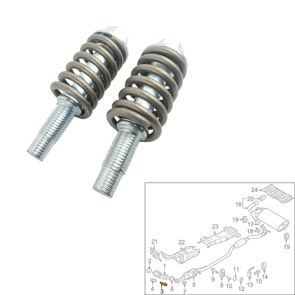 Bolts Springs Downpipe Midpipe Kit for Galant Eclipse for Outlander Sport Lancer Q