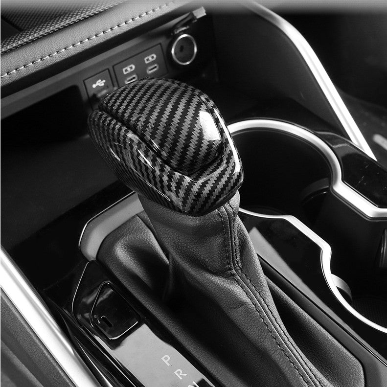 ABS carbon fiber gear shift cover trim suitable for Toyota 2020 - 2023 Highlander