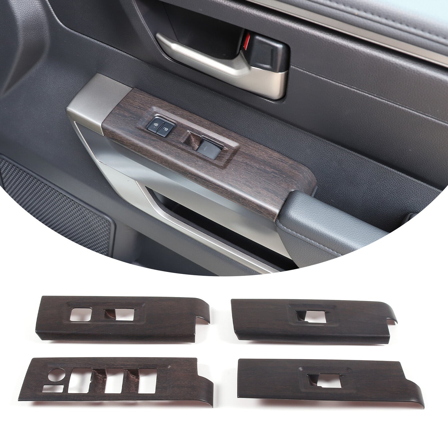 Carbon fiber cosmetic mirror panel decorative sticker suitable for Corvette C8 2020-2023- v