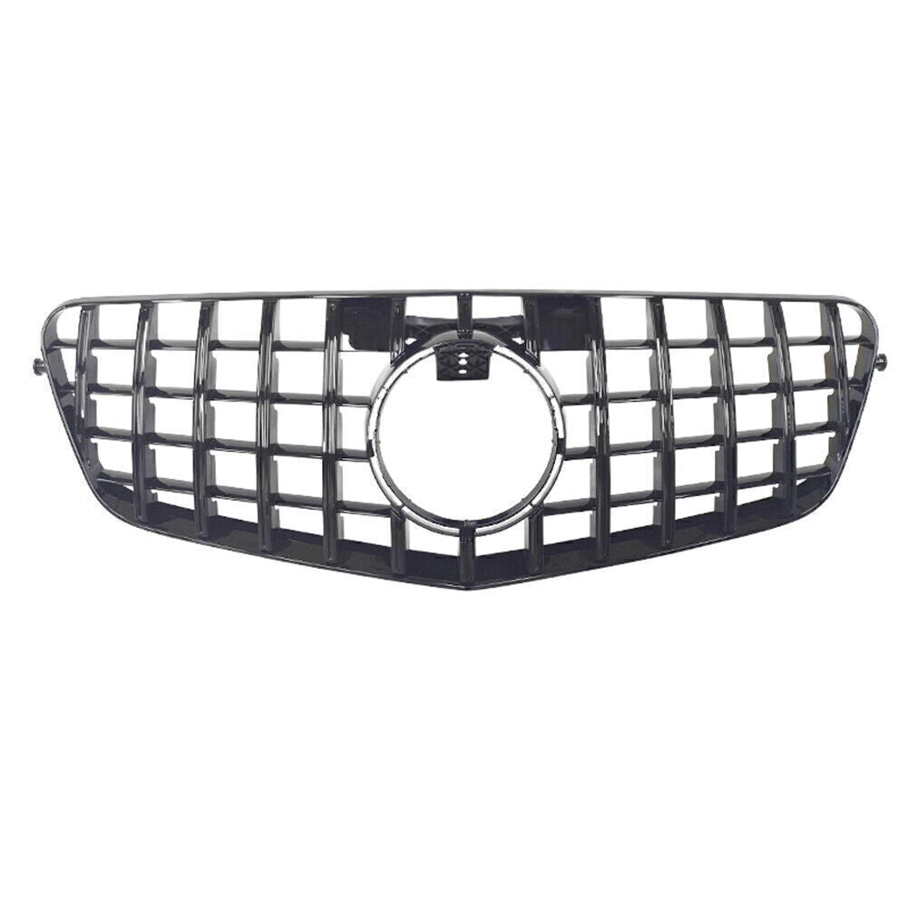 Front Grille GTR Style Gloss Black Fit for Mercedes-Benz GT Look E-Class W212 10-13