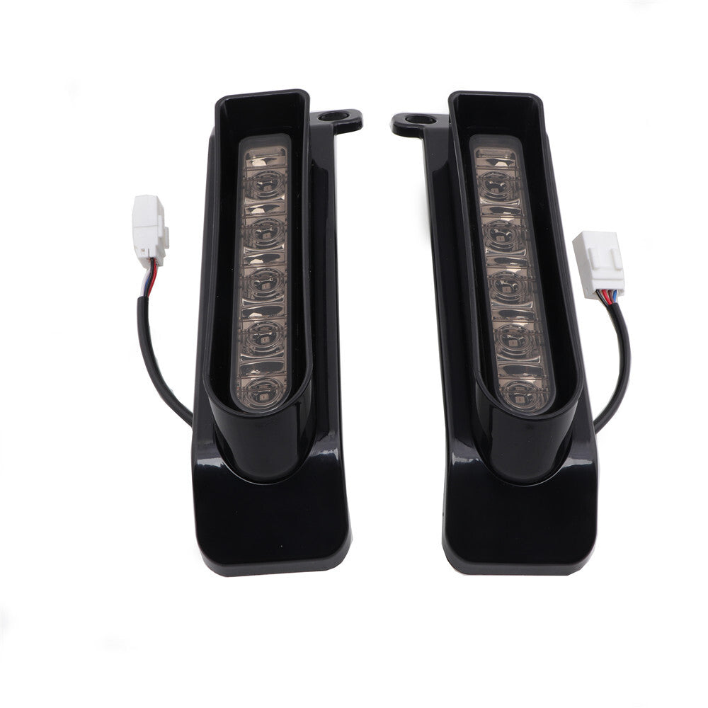 LED Inserts Saddlebag Support Tail Turn Signal Light for Harley Electra Glide Q