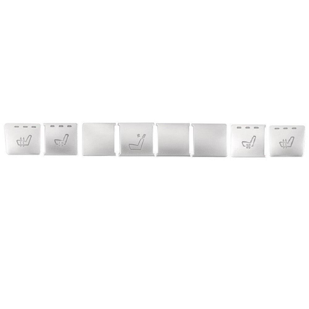 8Pcs for Mercedes-Benz E W212 Car Center Console for Seat Function Switch Cover Trim