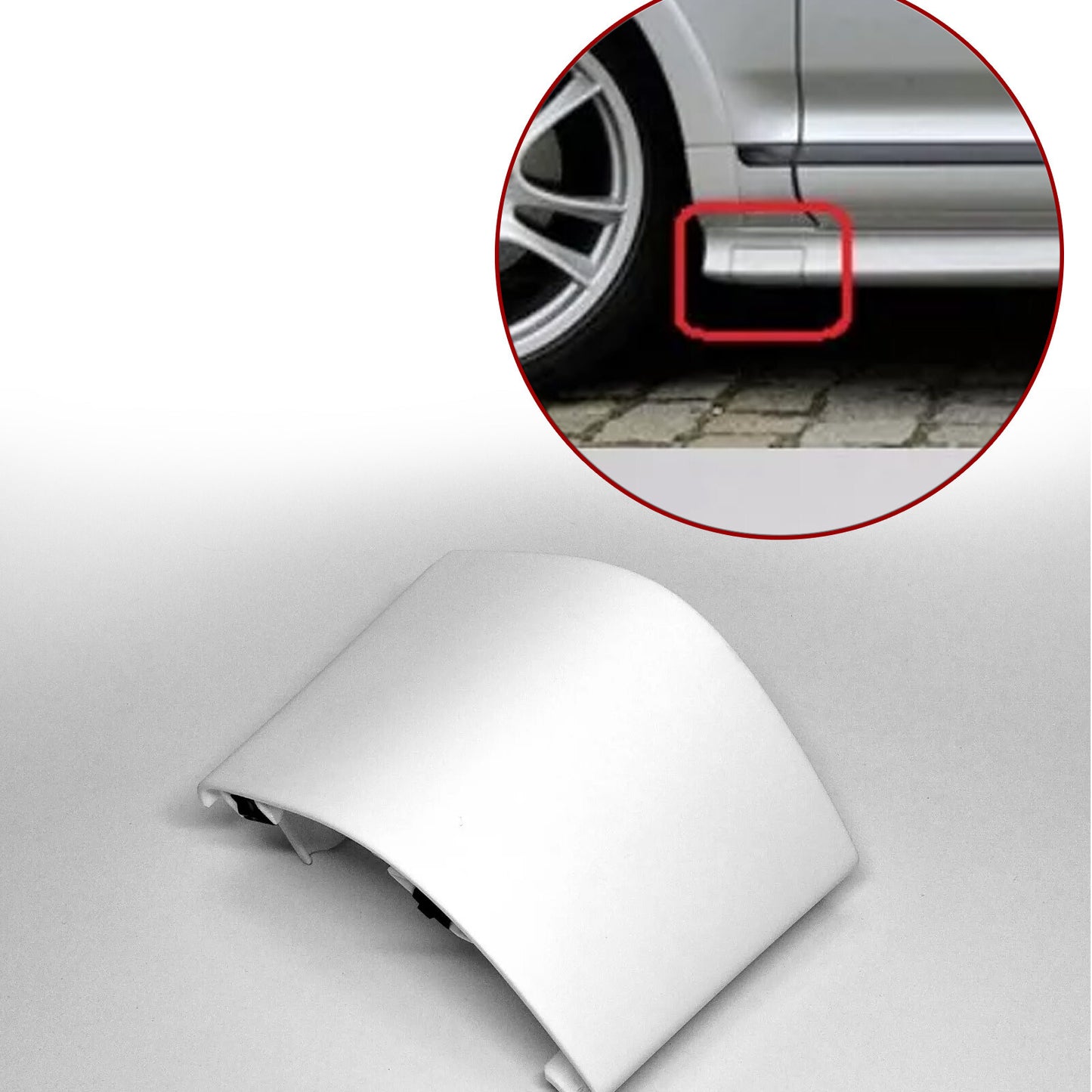 for Porsche for Cayenne GTS 2008-2010 4Pcs Unpainted Fender Molding Flap Jack Cover