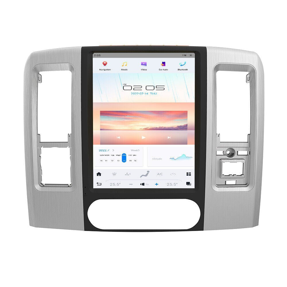2008-2012 for Dodge for Ram 1500 12.1 Android 11 for Tesla Screen 4+64GB Car Radio Stereo