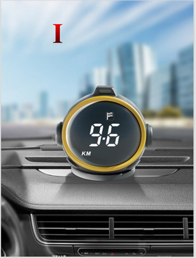 Digital Car HUD GPS Speedometer Head Up Display MPH KMH Compass Clock Display