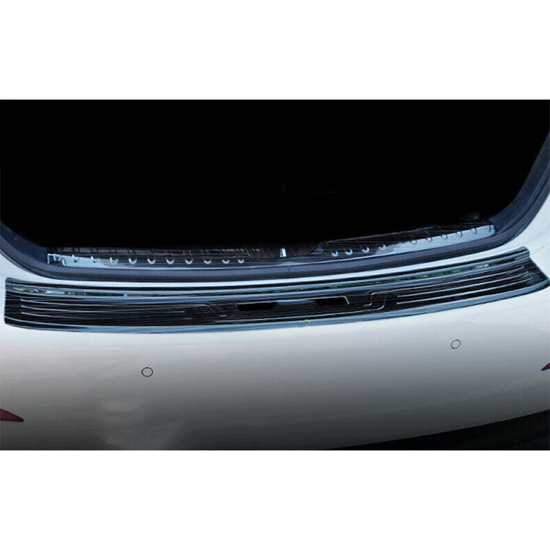 for Hyundai for Elantra 2017-2020 Black Rear Bumper Trunk Sill Guard Accessories